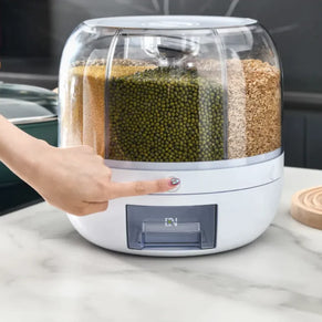 Food-Grade Plastic Kitchen Storage Container for Grains and Rice