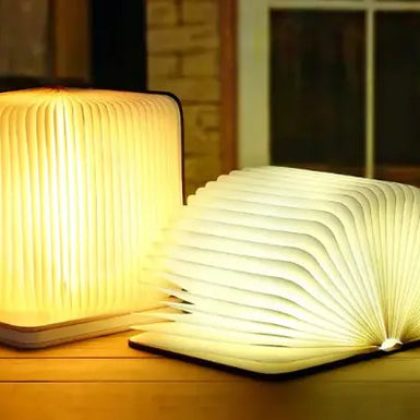 3D Folding Wooden Book Lamp